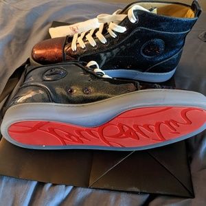 Christian louboutin multiple color high tp sneaker